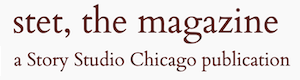 Stet, the Magazine logo